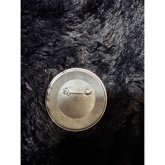 Vintage Happy Easter Button Pin With Bunny & Egg Design - Picture 2 of 3